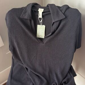 Dark Gray Collared Sweater